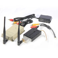 1.2G 5W Wireless 5000mw AV Transmitter Receiver Kit RC Model FPV CCTV video