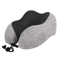 U-Shape Travel Pillow Neck Pillow Ergonomic Design Slow Rebound Memory Foam Pillow Health Care for Cervical Spine Rest Pillow