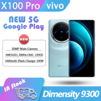 Original vivo X100 PRO 5G Sealed Dimensity 9300 6.78 AMOLED 120HZ Google Play 5400mAh 100W Flash charging OTA NFC Android
