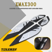 For YAMAHA XMAX300 XMAX 300 X-MAX300 X-MAX 2023 Motorcycle Accessories Modified CNC Footboard Steps Footrest Pedal Foot Plate