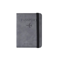 PU Leather Card Holder Passport Holder RFID Passport Holder Travelwallet Multifunctional ID Card Hol