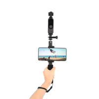 Selfie Stick Set Extension Rod Lock Phone Clip Holder Stand for FIMI PALM2 Handheld Gimbal Camera Expansion Accessories