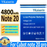 4800mah YKaiserin Battery Note 20 for Cubot Note20 Note 20 Pro Note20 Pro Bateria