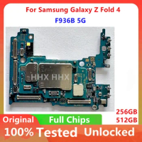 256GB For Samsung Galaxy Z Fold 4 F936B 5G Version Unlocked Motherboard Logic Board Full Chips SM-F936B 512GB
