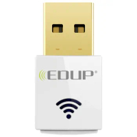 EDUP EP-AC1619 Dual-band 2.4G/5.8Ghz AC600Mbps Mini Wireless USB Wi-fi Dongle 600Mbps USB Wifi Adapter Wholesale 50pcs/lots