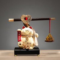 Wealth Cat Accessories Living Room Decoration Gifts Creative High end Decoration Desktop Accessories