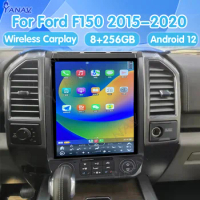 Android 12 Car Radio For Ford F150 2015-2020 256GB Auto Stereo Receiver Multimedia Player GPS Navigation Carplay Head Unit 2 Din