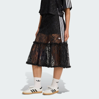 【adidas 愛迪達】 蕾絲長裙 女 - Originals KD2289