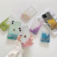 Liquid Quicksand Phone Case For Samsung galaxy S23 S24 Ultra S20 21 22 Plus S21 FE A05 A05S Glitter Sequin Cover