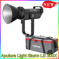 Aputure Light Storm LS 300x Bi-Color LED Light Kit Bowen V-Mount Battery Plate 2700K-6500K Sidus Link Remote Controll for Studio