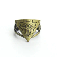 Hot Sale Yu-Gi-Oh YGO Millenium Puzzle Ring Anime YuGiOh Yugi Millennium Rings Cosplay Women Men Jewelry Prop Accessories Gifts