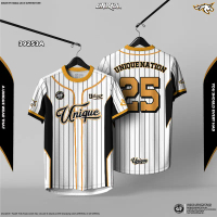 Unique design baseball design printing fashionable casual adult jersey