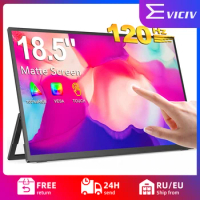 EVICIV Portable Monitor Touchscreen 18.5 Inch 120Hz 1080P FHD FreeSync IPS HDR Gaming Display HDMI Type-C Mobile Monitor for PC