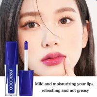 Lessxcoco Sexy Gloss Shiny Color Changing Lip Balm Beauty Lasting Natural Moisturizing Women Lipstick Waterproof Long Makeu S3A2