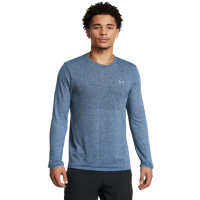 【UNDER ARMOUR】UA官方直營 男 SEAMLESS STRIDE 長袖T-Shirt_1375693-465(藍色)