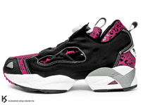 2012 台灣未發售 日本限量 嚴選店舖 UNITED ARROWS 旗下支線 BEAUTY&amp;YOUTH 聯名款 Reebok INSTA PUMP FURY 黑桃紅 豹紋 (v45141) !