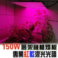 【JIUNPEY 君沛】150W 紅藍混光譜量子植物燈板 裸版型(植物生長燈)