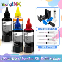4 colorRefill Ink For Epson Printer Ink T50 R290 R295 R390 RX590 RX610 RX615 RX690 1410 TX650 TX659 Dye Ink 100ml
