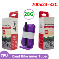 6g Ultralight 700C Bike Inner Tube TPU Road Bicycle Tire 28\'\' 700C 18-32C Road Bike 700 X 18 / 23 / 25 / 28 / 30 / 32C For Rim
