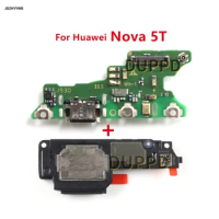 For Huawei Nova 5T USB Power Charger Port Jack Dock Connector Plug Board Charging Flex Loudspeaker Buzzer Ringer Loud