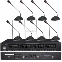 UPSCALE Professional Conference 8 Desktop Digital Wireless Microphone System