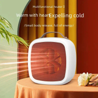 Penghangat Ruangan Estetik dengan Kipas Pendorong Hangat Merata Desain Minimalis Heater Listrik
