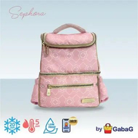 GABAG Cooler Bag GEMINI 2 Sekat | Muat Pompa ASI Besar, Double Cooler Tahan Dingin 24 Jam, Anti Boco
