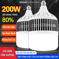 Bóng Đèn Led Hegami 200W Siêu Sáng 200W Tiết Kiệm Điện Ánh Sáng Trắng 6500K
