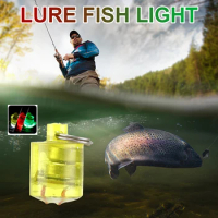 Mini Underwater Fishing Light LED Fishing Lures Luminous Lure Lamp for Night Fishing in Fresh Water Salt Water