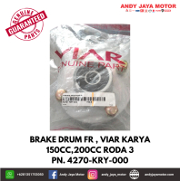 BRAKE DRUM FR , VIAR KARYA 150CC,200CC RODA 3