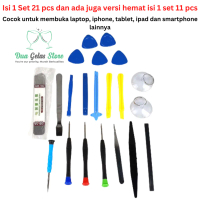 Obeng Set Reparasi HP 21 in 1 dan 11 in 1 Toolkit Servis Service Smartphone Tool Repair Reparasi Per