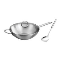 德國孖人牌 ZWILLING 不鏽鋼炒餸鑊 30cm 炒鑊 蒸煮煎炸鑊 雙耳鑊