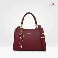 Tas Elizabeth Creda Handbag Maroon