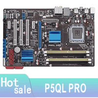P5QL PRO Desktop Motherboard P43 Socket LGA 775 Q8200 Q8300 DDR2 Original Used Mainboard On Sale