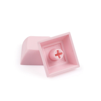 [Hot Sales]DSA Key cap 1X 1 Be Wu Ke PBT  Mechanical Keyboard Keycap Low Profile Cap Translucent   C