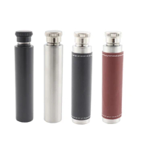 Portable Liquor Hip Flask 1oz Whisky Vodka Flask and Funnel Alcohol Drinking Pocket Pen Holder Shape Flagon Men's Gift