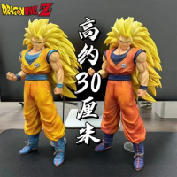 30cm Dragon Ball Figure Son Goku Figure Super Saiyan Goku Anime Figure Ssj3 Goku Figurine Pvc Collect Model Statue Birthday Gift