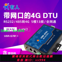 4G DTU模塊路由器RS232/485串口4G網絡數據雙向透明傳輸有人G781