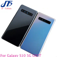 10Pcs Back Battery Glass Cover Replacement For Samsung Galaxy S10 5G G977 6.7" Rear Housing Chassis Door Carcasses Body