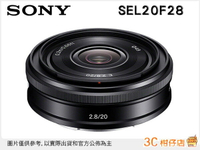 SONY SEL20F28 E 20mm F2.8 定焦鏡頭 餅乾鏡 APS-C E 接環 台灣索尼公司貨
