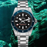 【TITONI 梅花錶】SEASCOPER 300 天文台認證陶瓷圈潛水機械錶(83300 S-BE-706)