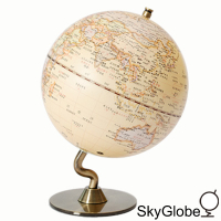 SkyGlobe 5吋仿古金屬底座地球儀(中文版)