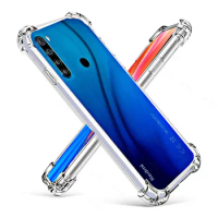 Shockproof Transparent Case for Xiaomi Redmi Note 8 2021 Note8 Pro Note 8T Cover Coque Soft Silicone Shell on Redmi Note 8Pro 8T