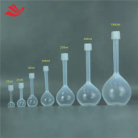 25ml grade B FEP volumetric flask, resistant to strong acid and alkali, pure