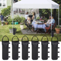 1Pcs Portable Black Garden Gazebo Foot Leg Durable Canopy with Handle Weights Sand Bag Party Tent Set Outdoor Camping Supplies