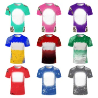 Women's T-shirt Sublimation Blank O-neck Loose Pullover Summer Short Tops Casual Tshirts For DIY Print Photo Text