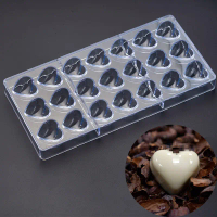 2025 Chocolate Mold 3D Round Ball Half Round Heart Rose Starry Sky Hard Plastic Model Ice Tray Brown