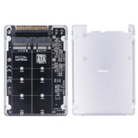 M.2 SSD To U.2 Adapter Card M.2 NVMe SATA-Bus NGFF SSD To PCI-e U.2 Adapter with Case M.2 NVME SSD To U.2 SFF-8639 Adapter