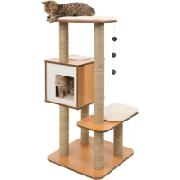 Cat Tower High Base Bed &amp; Furniture Cat Tree Scraper With House Toys Pet Accessories Tower Tree Scraper