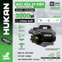 Máy Rửa Xe Cao Áp HUKAN G1-RX3000 | Công Suất 3000W | Áp Lực Tối Đa 160Bar | Mô Tơ Dây Đồng 100% | C